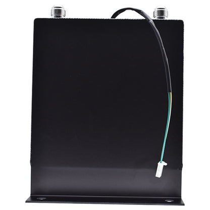 2.5 Gallon Aluminum Black Fuel Tank Racing Fuel Cell Tank Drifting Fuel Cell Tank with Level Sender 9.4L