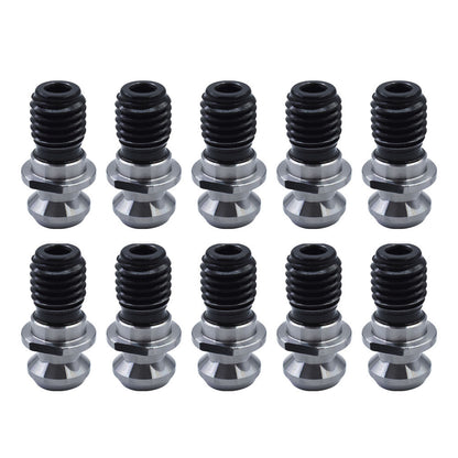 10 Packs Hollow Pull Stud Retention Knob CAT40 45 Degree 0.740 Inch Suitable for Mazak Fadal Hurco Okuma