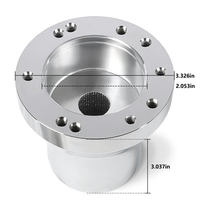 ALL-CARB Steering Wheel Chrome Hub Adapter Replacement for EZGO RXV/TXT Cart Parts