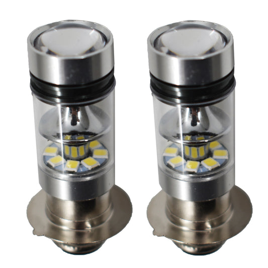 ALL-CARB 2 100w 6000K Wihte Led Headlight Replaement for Yamaha YFZ450R Rhino 700 Raptor YFM660 1986-2005