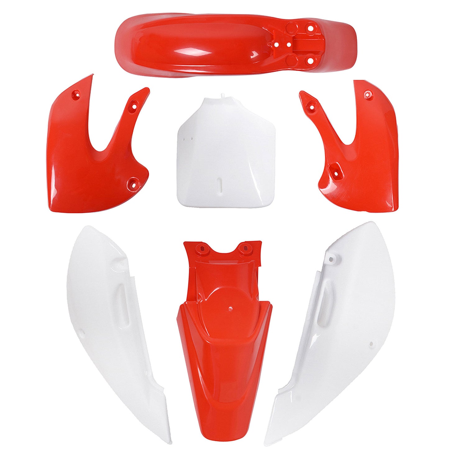 ALL-CARB Plastic Fender Fairing Replacement for Kawasaki KX 65 KLX 110 KLX110 DRZ110 Suzuki RM65 Red