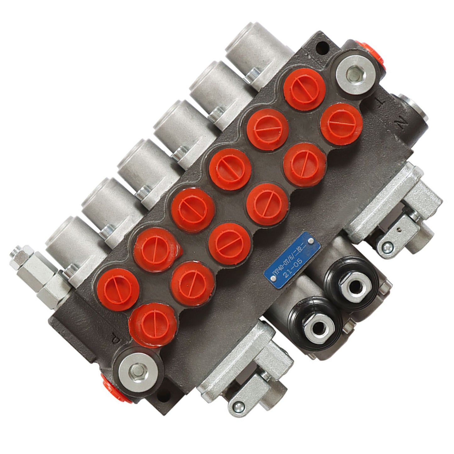 ALL-CARB 6 Spool 11 GPM Hydraulic Directional Control Valve Hydraulic Valve Double Acting Valve 3625 PSI SAE Ports for Small Tractors Tractors Loaders Log Splitters