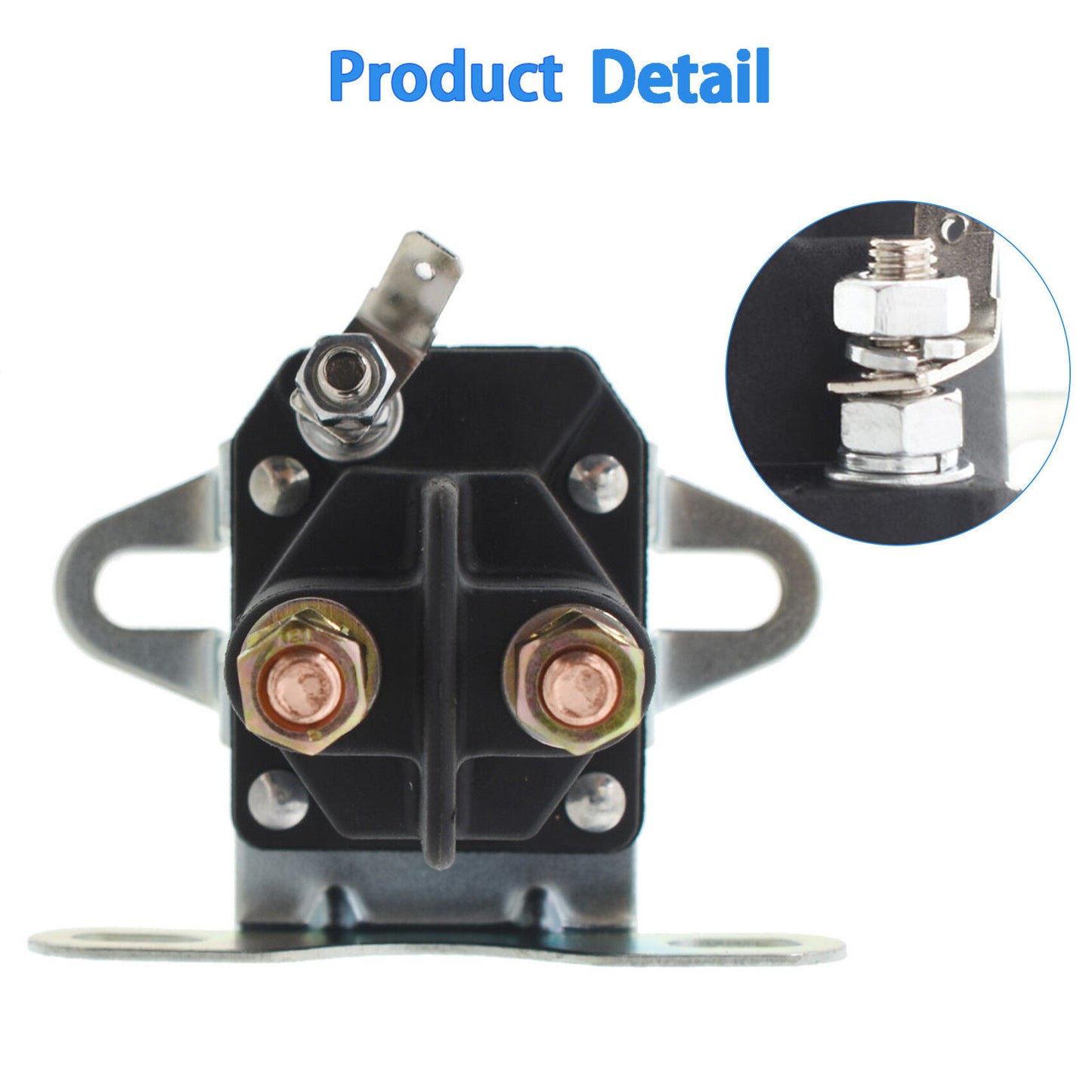 ALL-CARB Starter Solenoid 12V 80Amp Replacement for MTD 725-0771 725-0530 725-1426 925-1426 Replacement for Toro 112-0309 111674 Universal 3 Terminal