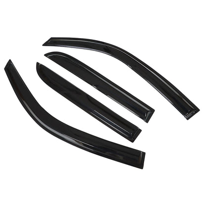 ALL-CARB Window Vent Visors Shade Sun Rain Wind Guards Deflectors Cover Acrylic Replacement for Toyota 4runner 1996-2002 Outside 4 Pieces Black