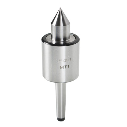 ALL-CARB Medium Duty Live Center MT1 Center Morse Taper 1MT Fit for Wood and Metal Lathe Work