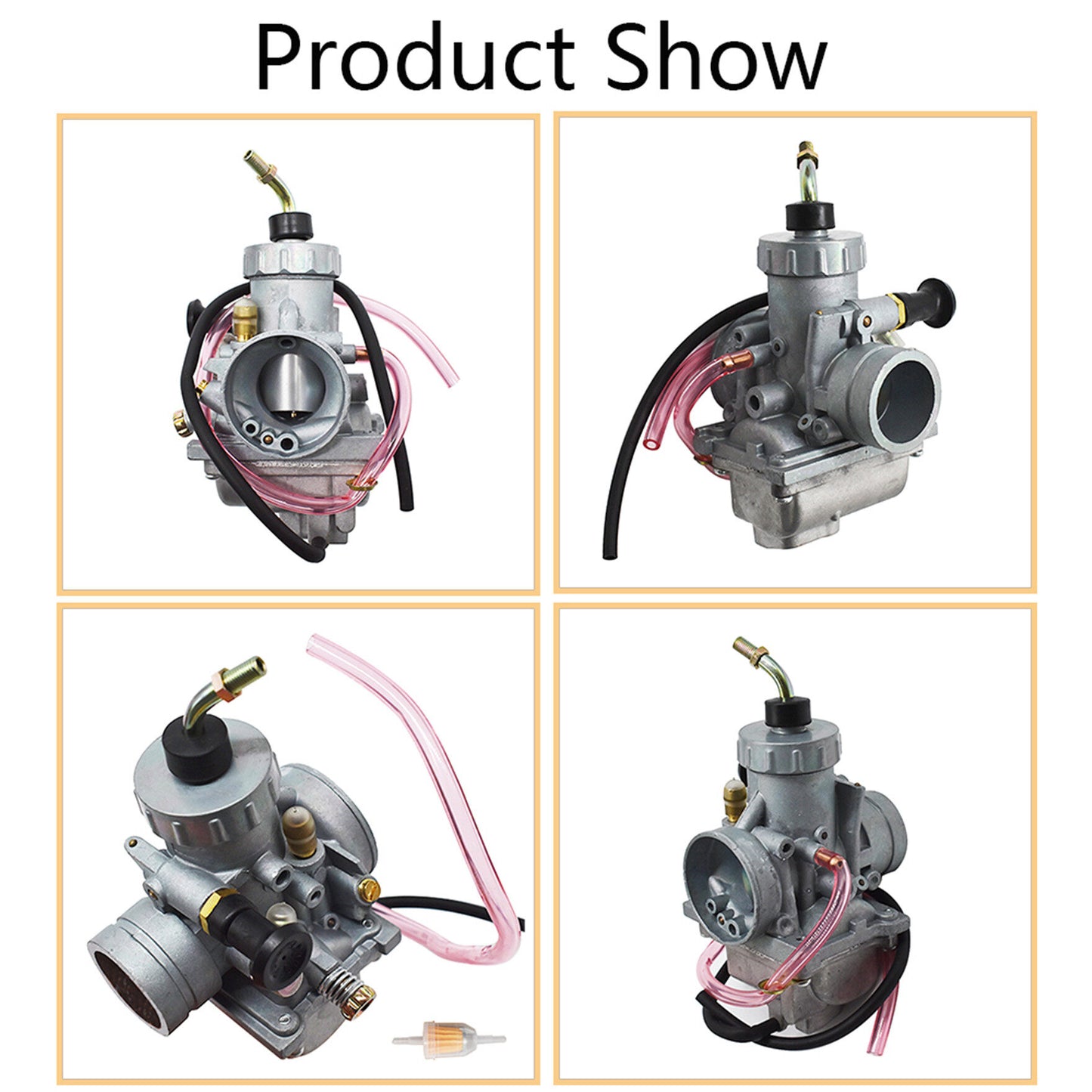 ALL-CARB New Carburetor with Filter Fit for Suzuki Quadrunner 250 LT250 LT250EF LT250E 2x4 1985-1987