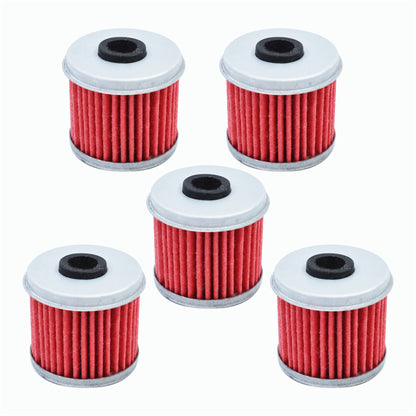 ALL-CARB 5 Pcs Oil Filter Replacement for Honda CRF450X, Replacement for TRX450R