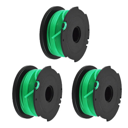 3-Pack 20ft 0.08in String Trimmer Line Green Spool Replacement for SF-080 GH3000 GH3000R LST540 LST540B