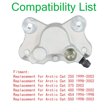 ALL-CARB Rear Right Brake Caliper Replacement for Arctic Cat 250 300 375 400 454 500 2x4 4X4 1996-2002