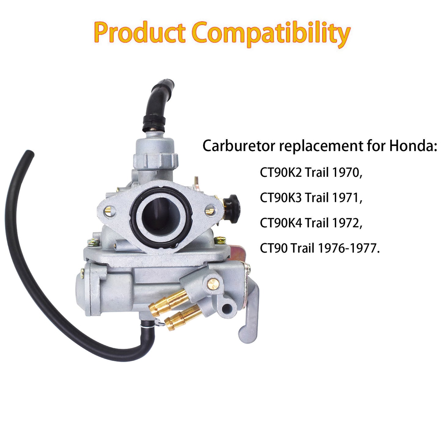 New Carburetor Fit for Honda CT 90 CT90 Trail 1976 1977 90 K2 K3 K4 1970 1971 1972 Carb