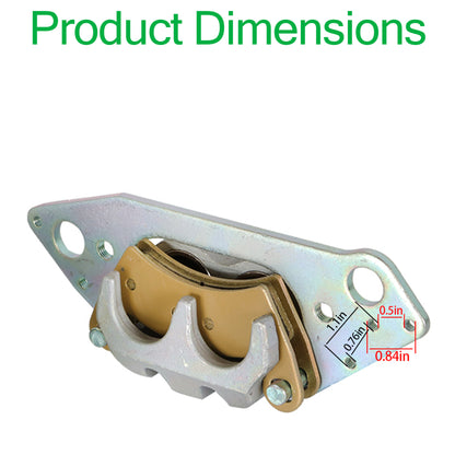 ALL-CARB Front Left Right Brake Calipers W/Pads Replacement for Polaris Ranger 800 / Crew / XP 2010-2015