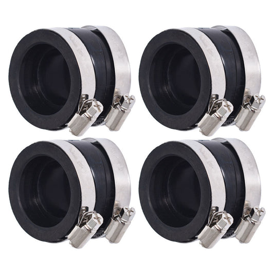 ALL-CARB 4 Pcs Intake Carburetor Carb Boot Replacement for Suzuki GS750E 1980-1982 GS750L 1980-1981 GS750T 1982-1983