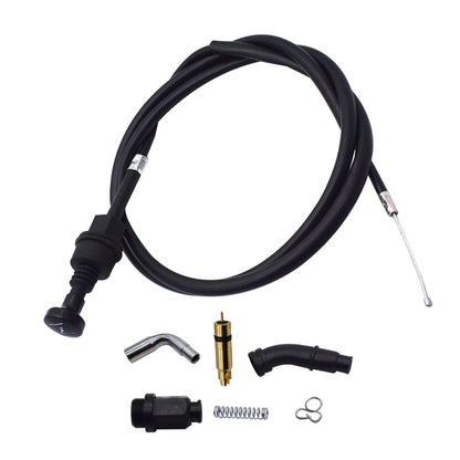 Carburetor Carb Choke Cable and Starter Valve Plunger Kit Fits For Honda Rancher 350 2000-2006