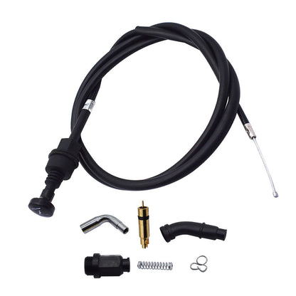 Carburetor Carb Choke Cable and Starter Valve Plunger Kit Fits For Honda Rancher 350 2000-2006