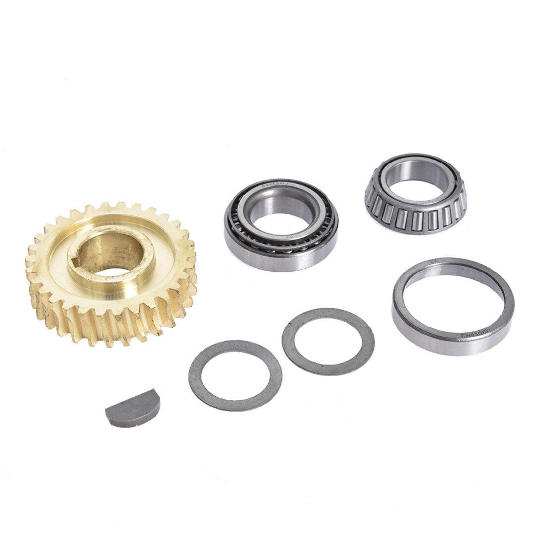 ALL-CARB Tine Shaft Gear Bearings Races Spacers Key Worm Gear Kit Replacement for Troybilt Horse Tiller GW-11527