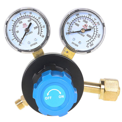 ALL-CARB 2 Piece Set Oxygen and Propane Propylene Regulators Welding Gas Gauge Medium/Heavy Duty (CGA 540 CGA 510)