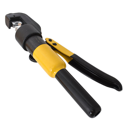 10 Ton Hydraulic Cable Lug Terminal Crimper Wire Crimping Tool with 9 Dies for Crimping Wires and Butt Connectors