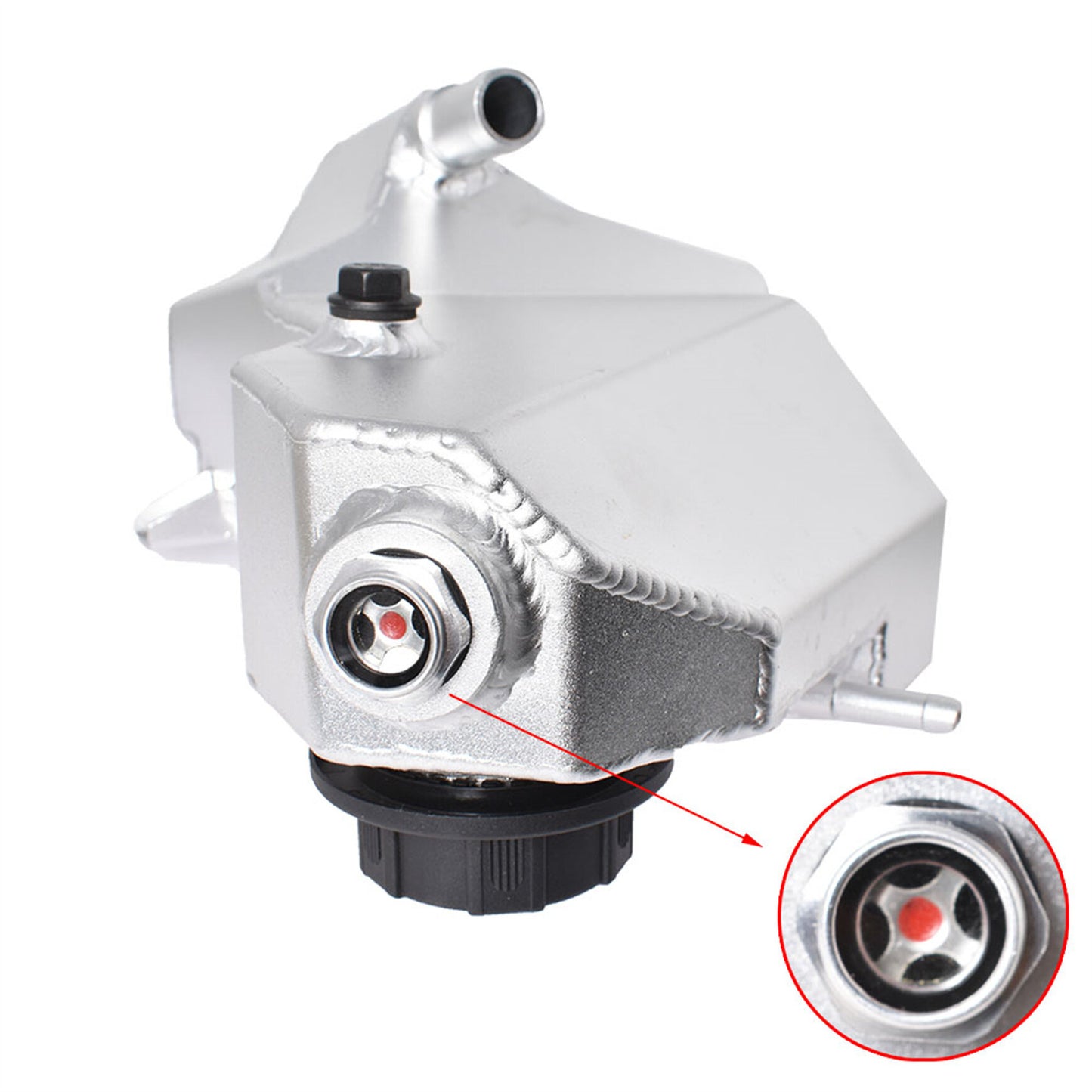 ALL-CARB Aluminum Coolant Reservoir 6C3Z-8A080-B Replacement for 2003-2007 Ford F-250 F-350 6.0L V8 603-217