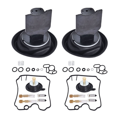 ALL-CARB 2-Pack Carburetor Membrane Diaphragm Vacuum Repair Kit Replacement for Yamaha TDM850 1992-1993 / XTZ750 1989-1997