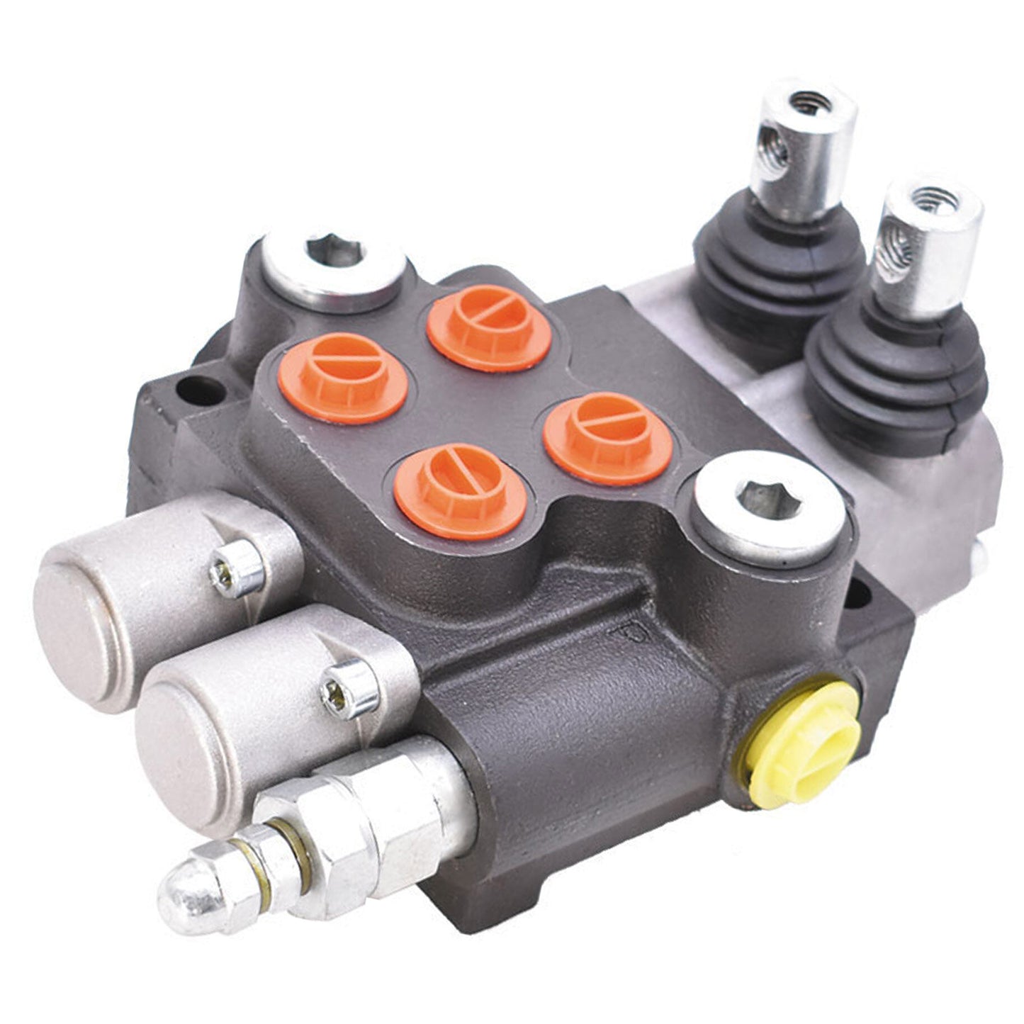 ALL-CARB Hydraulic Valve 2 Spool Hydraulic Directional Control Valve Double Acting Control Valve 13 GPM 3600 PSI SAE Ports