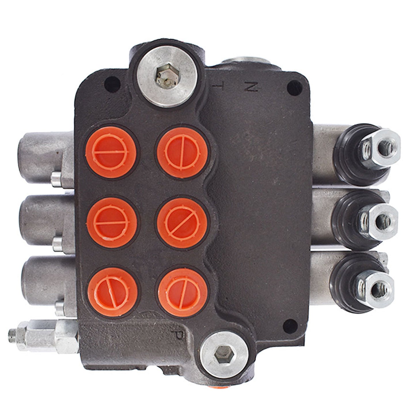 ALL-CARB Hydraulic Valve 3 Spool Hydraulic Directional Control Valve Double Acting Control Valve 21 GPM 3625 PSI SAE Ports