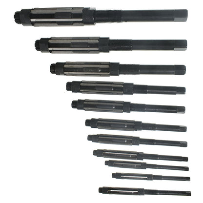 ALL-CARB 11Pcs H4-H14, 15/32 Inch to 1-1/2 Inch Adjustable Hand Reamers High Set Speed Steel 6 Blades Fit for Drilling Machine and Other Machine