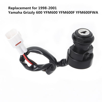 ALL-CARB Ignition Key Switch Replacement for Yamaha Grizzly 600 YFM600 1998 1999 2000 2001 Atv