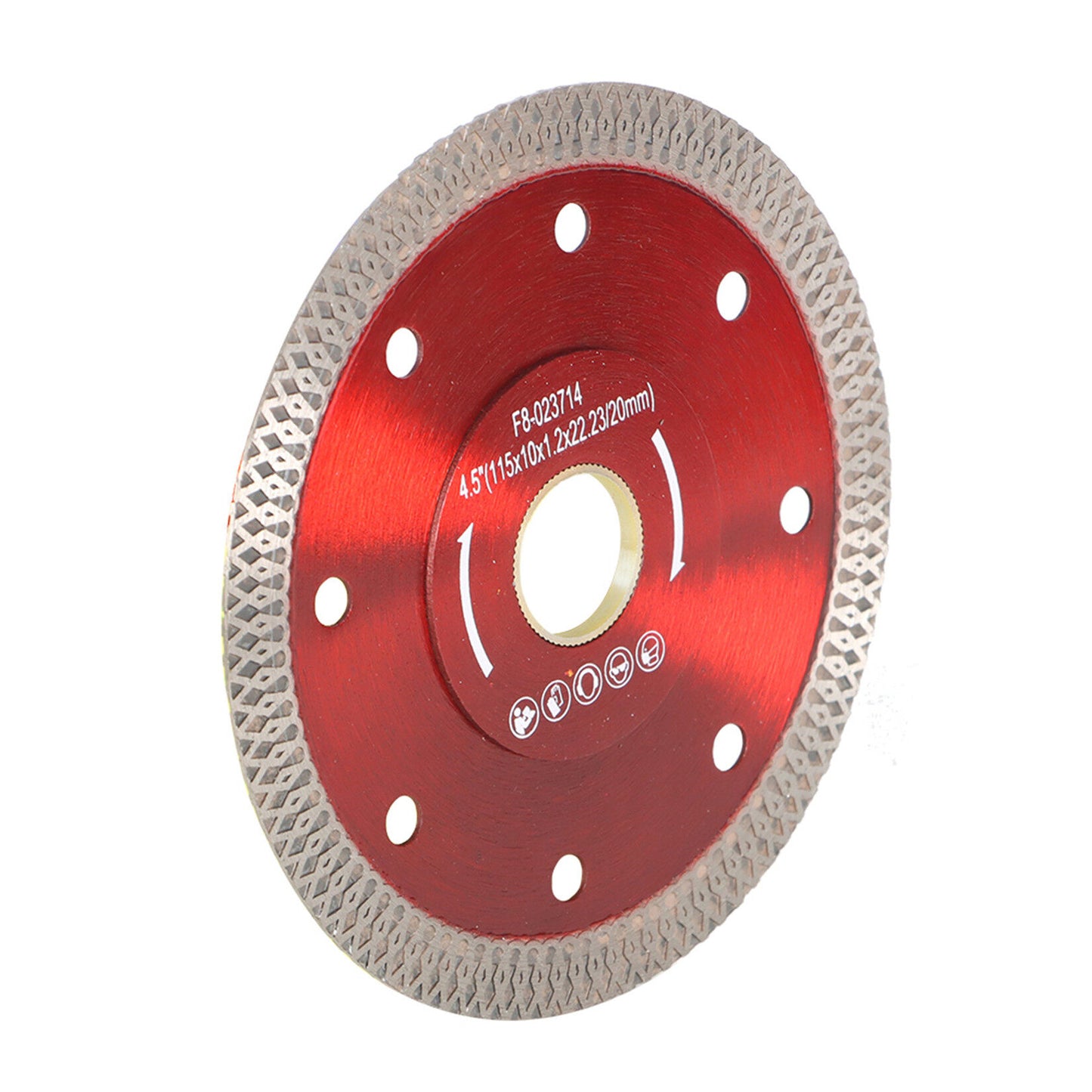 ALL-CARB 2Pcs 4.5 Inch Diamond Porcelain Saw Blades Ceramic Cutting Disc Wheels for Cutting Ceramic Tile Porcelain Granite Marbles