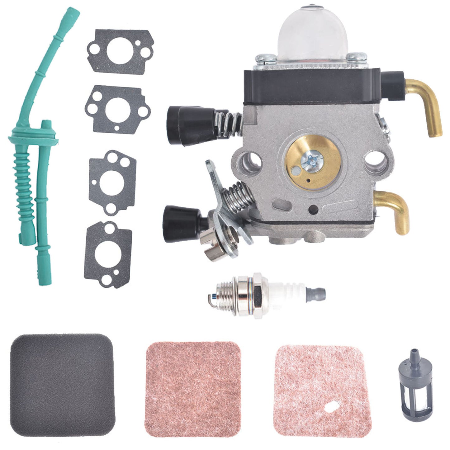 C1Q-S97 Carburetor Replacement for Stihl FS38 FS45 FS46 FS55 FS55R KM55 FS75 KM80 Replace 4137-120-0606 4137-120-0608 1Q-S186A C1Q-S186B