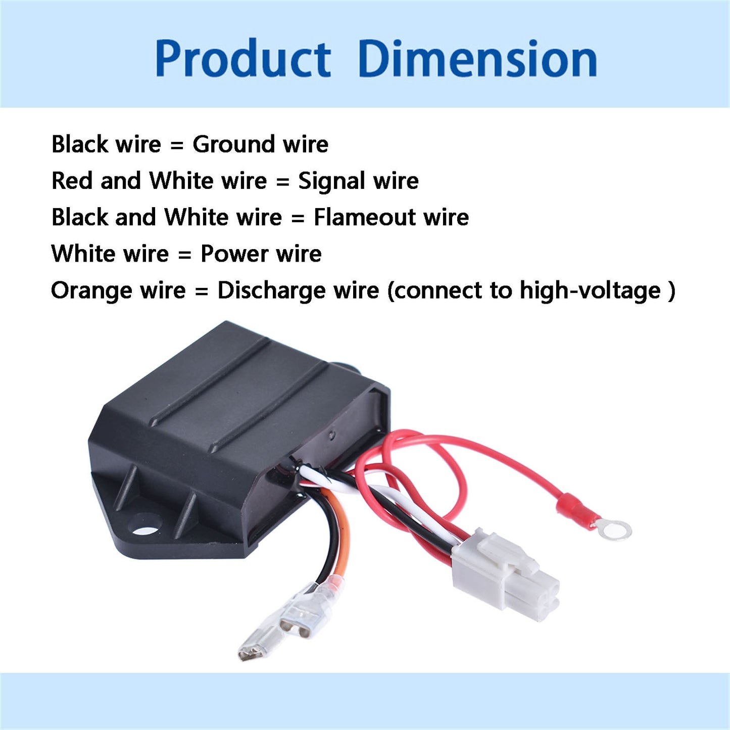 ALL-CARB AC Ignitor CDI Replacement for EZGO 4 cycle gas Golf Cart EPIGC107 72562-G01 1991-2002