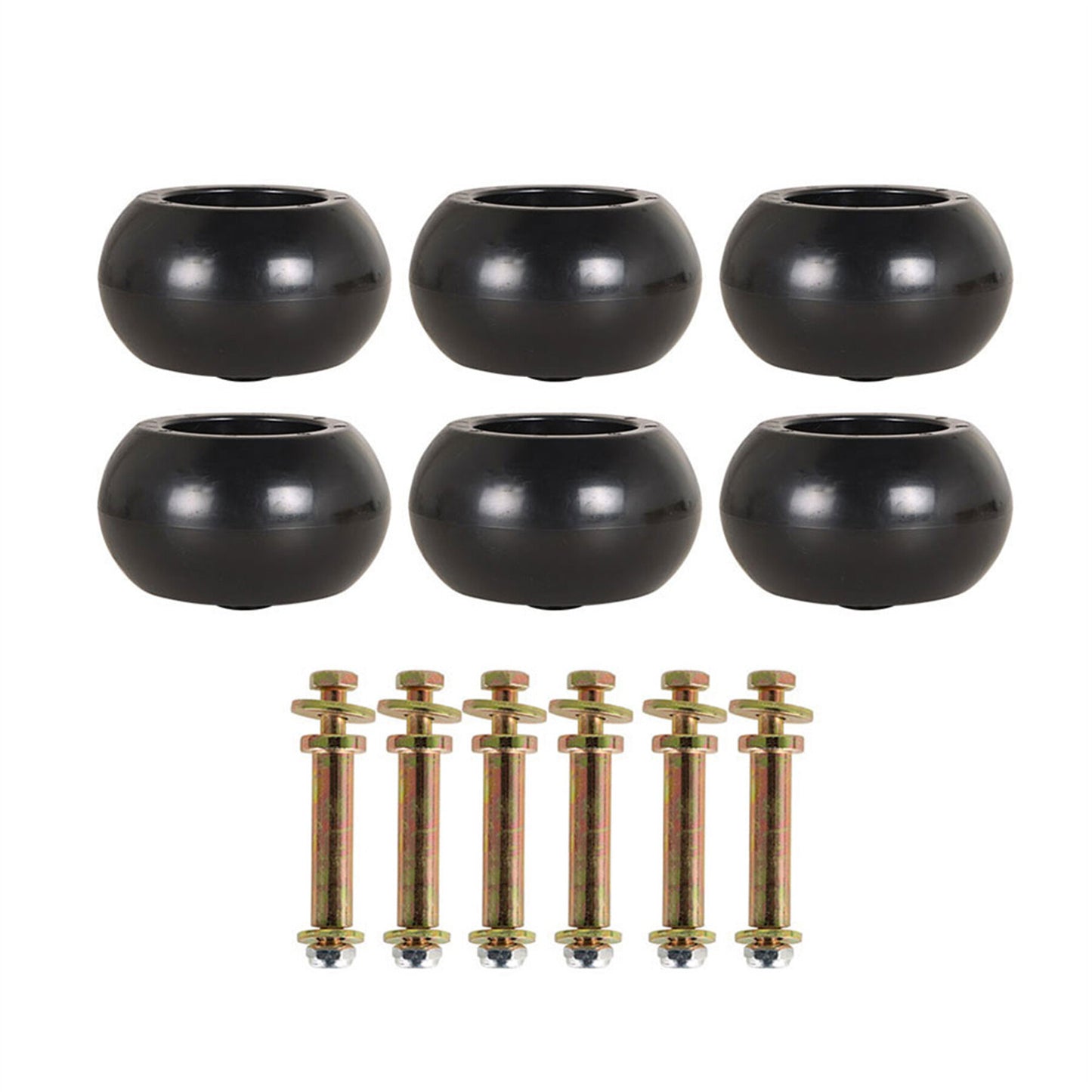 ALL-CARB 6Pcs Mower Deck Wheels Kit Replacement for Mower 103-3168 103-7263 109-2098 1-603299