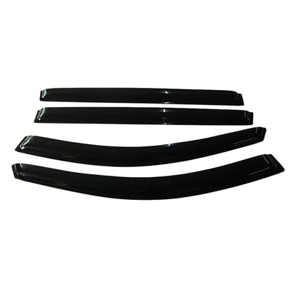 ALL-CARB Window Vent Visors Shade Sun Rain Wind Guards Deflectors Cover Acrylic Replacement for Toyota Sienna 2004-2009 Outside 4 Pieces Black