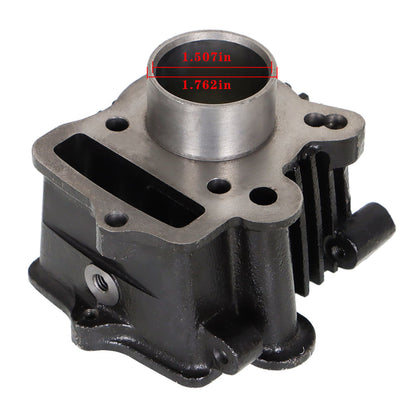 ALL-CARB 39mm Bore 50cc Cylinder Head Piston Engine Rebuild Kit Replacement For Honda Z50R XR50 CRF50