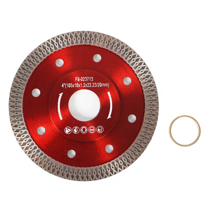 ALL-CARB 5Pcs 4 Inch Diamond Porcelain Saw Blades Ceramic Cutting Disc Wheels for Cutting Ceramic Tile Porcelain Granite Marbles