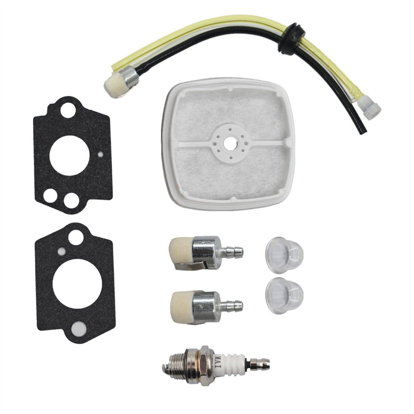 Carburetor Replacement for Zama C1U-K54A Replacement for Echo Mantis Tiller 7222 12520013123 Fuel Line