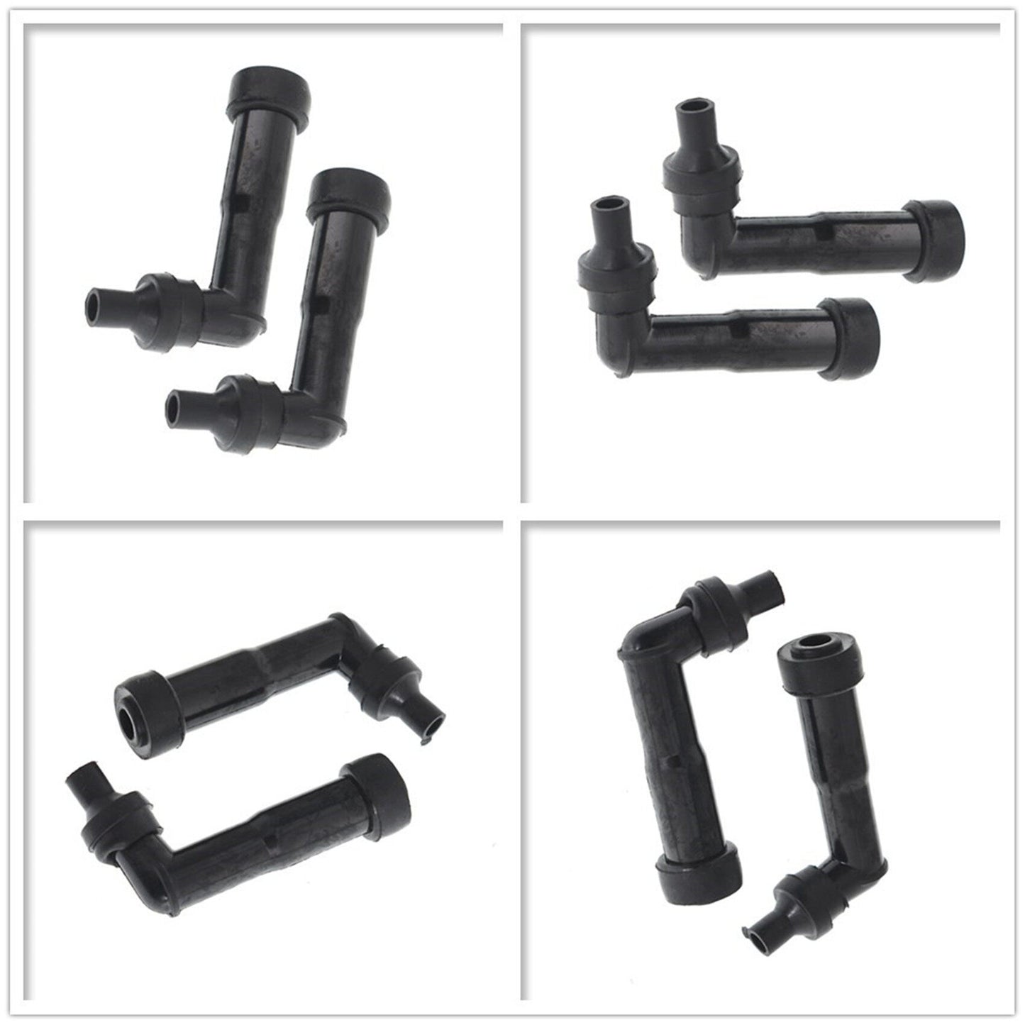 ALL-CARB 2 Packs Spark Plug Boot Cap Cover Resistor Replacement for XB05F 120 Degree ATV Motorcycle