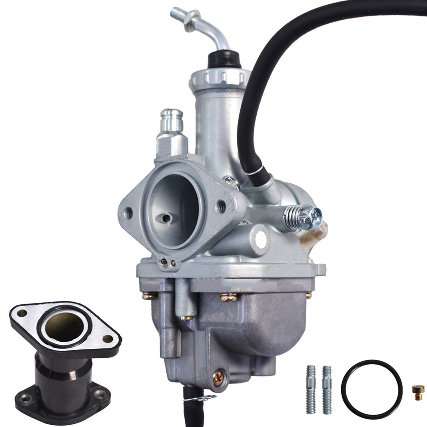Carburetor with Intake Boot Replacement for Yamaha Timberwolf 250 1992-2000