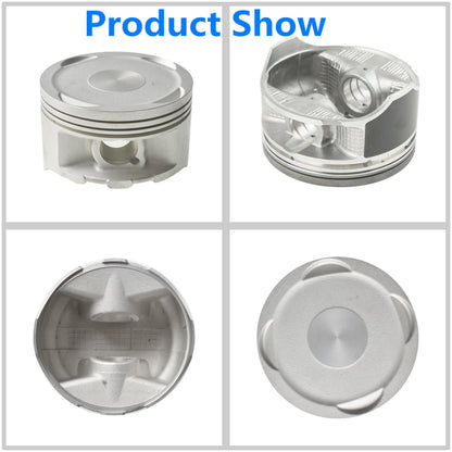 ALL-CARB Cylinder Piston Gasket Rebuild Kit Replacement for Honda Sportrax 400 12100-HN1-A70 12191-KCY-672 1999-2008