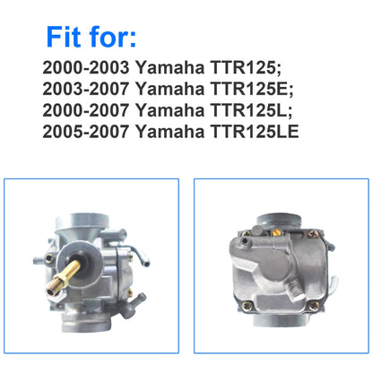 Carburetor Replacement for Yamaha TTR 125 TTR125 TTR-125 2000-2007 TTR125 TTR125E TTR125L TTR125LE Carb