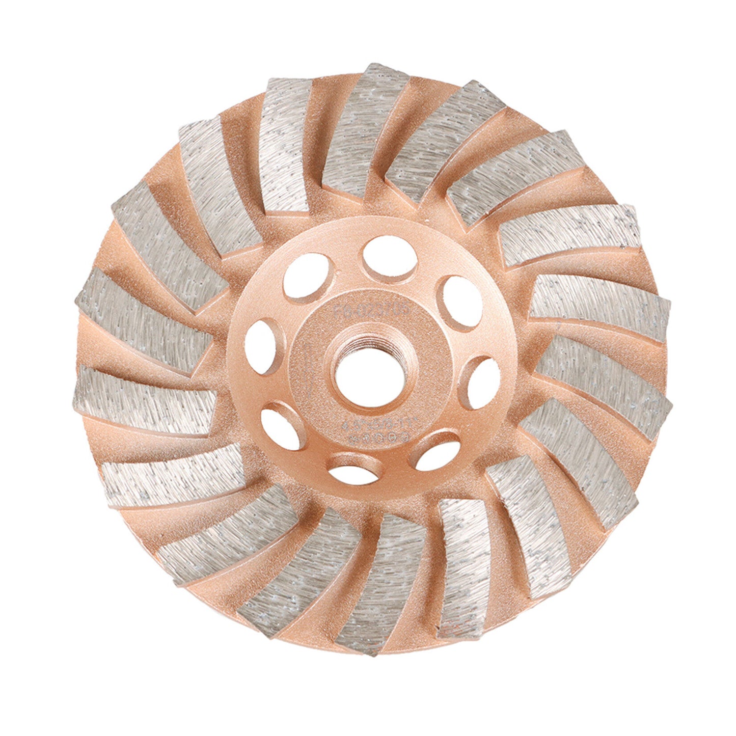 ALL-CARB 4-1/2 Inch 18 Turbo Segments 5/8 Inch -11 Arbor Grinding Wheels Diamond Cup Grinding Wheels Fit for Concrete and Masonry Available