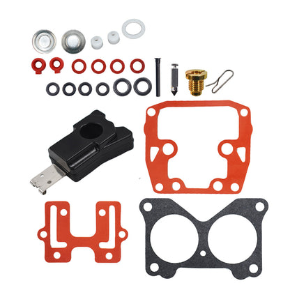 ALL-CARB Carburetor Repair Rebuild Kit Replacement for Johnson Evinrude 439076 V4 V6 85 90 100 115 125 140 HP