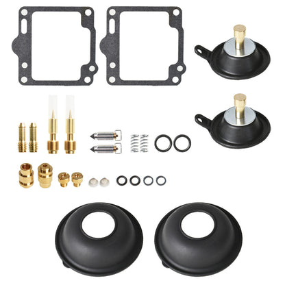 ALL-CARB 2-Piece Carburetor Carb Repair Rebuild Kit Replacement for Yamaha Virago XV 750 1988-1997