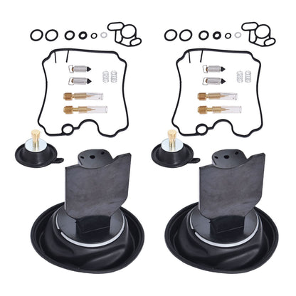 ALL-CARB 2-Pack Carburetor Membrane Diaphragm Vacuum Repair Kit Replacement for Yamaha TDM850 1992-1993 / XTZ750 1989-1997