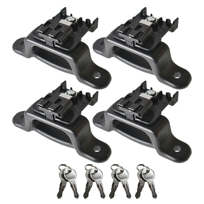 ALL-CARB Pack of 4 Box Tie Down Truck Bed Cleats Locking Replacement for F-150 F-250 Super Duty F-350 Super Duty 2015-2020 FL3Z99000A64B